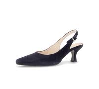 Gabor Slingpumps 81.510.16 Veloursleder dunkelblau Damen Größe 37