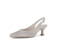 Slingpumps GABOR "Slingpumps", Damen, Gr. 37, grau, Schuhe Slingpumps (12899154-37) grau