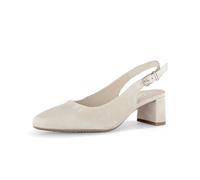 Slingpumps GABOR "Slingpumps", Damen, Gr. 38, beige, Schuhe Slingpumps (49543757-38) beige