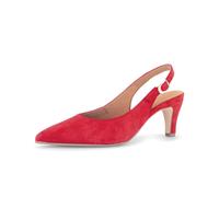 Gabor Sling Pumps rot fire Velour 81.590.15 - Größe 38