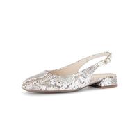 Slingpumps GABOR "Slingpumps", Damen, Gr. 39, beige (grün), Schuhe Slingpumps (28055826-39) grün