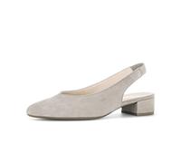 Gabor Damen Slingpumps Holly-Jolly – Nappa-Leder, Easy-Walking, geschlossen – Navy/Oliv/Puder 40