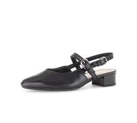Slingpumps GABOR "Slingpumps", Damen, Gr. 42, schwarz, Schuhe Slingpumps (62247545-42) schwarz