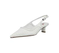 Slingpumps HÖGL "Högl Pumps Textil", Damen, Gr. 37,5, weiß, Textil, Schuhe Slingpumps (21873810-37,5) weiß