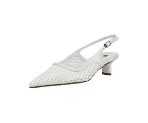 Slingpumps HÖGL "Högl Pumps Textil", Damen, Gr. 41,5, weiß, Textil, Schuhe Slingpumps (21873810-41,5) weiß