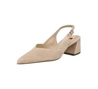 Slingpumps HÖGL "Högl Pumps Veloursleder", Damen, Gr. 38,5, sand, Veloursleder, Schuhe Slingpumps (62666102-38,5) sand