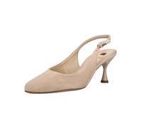 Slingpumps HÖGL "Högl Pumps Veloursleder", Damen, Gr. 39, beige (sand), Veloursleder, Schuhe Slingpumps (35573617-39) sand