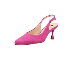 Slingpumps HÖGL "Högl Pumps Veloursleder", Damen, Gr. 39, pink (rosa), Veloursleder, Schuhe Slingpumps (59932724-39) rosa