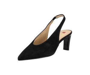 Slingpumps HÖGL "Högl Pumps Veloursleder", Damen, Gr. 39, schwarz, Veloursleder, Schuhe Slingpumps (38671219-39) schwarz