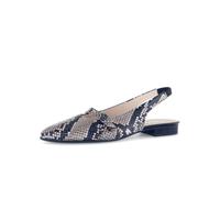 Slingpumps natur/schwarz - Gr. - 39 EU | 6 UK