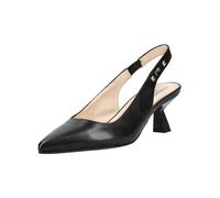 Slingpumps NERO GIARDINI "Nero Giardini Pumps Leder", Damen, Gr. 40, schwarz, Leder, Schuhe Slingpumps (35980547-40) schwarz
