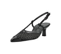 Slingpumps PAUL GREEN "Paul Green Pumps Glattleder", Damen, Gr. 38,5, schwarz, Glattleder, Schuhe Slingpumps (28582133-38,5) schwarz
