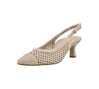 Slingpumps PAUL GREEN "Paul Green Pumps Leder", Damen, Gr. 38,5, beige, Leder, Schuhe Slingpumps (85955931-38,5) beige