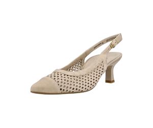 Slingpumps PAUL GREEN "Paul Green Pumps Leder", Damen, Gr. 41, beige, Leder, Schuhe Slingpumps (85955931-41) beige