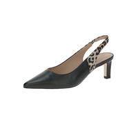 Slingpumps PETER KAISER "Peter Kaiser Pumps Leder", Damen, Gr. 37,5, schwarz, Leder, Schuhe Slingpumps (97089269-37,5) schwarz