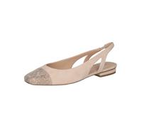 Slingpumps PETER KAISER "Peter Kaiser Pumps Leder", Damen, Gr. 38,5, sand, Leder, Schuhe Slingpumps (73173332-38,5) sand