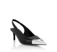 Slingpumps PHILIPP PLEIN "Skull", Damen, Gr. 39, Normalschaft, schwarz (02, schwarz), Schuhe Slingpumps (29837805-39) 02, schwarz