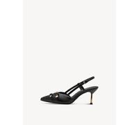 Tamaris Slingpumps 29631-46 Damen Materialmix Leder/Synthetik Schwarz Größe 37