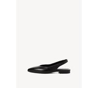 Tamaris Damen Sling Pump mit Blockabsatz Leder, schwarz, 38 EU