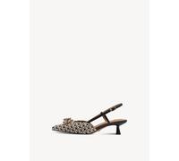 Tamaris Damen-Slingpumps BLACK COMB schwarz mit Stilettoabsatz Größe 39