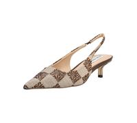 Slingpumps STEVE MADDEN "STEVE MADDEN Pumps Lederimitat", Damen, Gr. 37, beige (braun), Lederimitat, Schuhe Slingpumps (86427268-37) braun