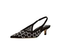 Slingpumps STEVE MADDEN "STEVE MADDEN Pumps Lederimitat/Textil", Damen, Gr. 37, schwarz, Lederimitat, Textil, Schuhe Slingpumps (89162349-37) schwarz