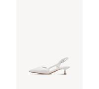 Tamaris Damen Slingpumps Weiß – Stilettoabsatz – Größe 37