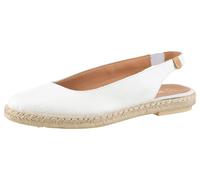 Slingsandale VERBENAS "Kiara Nucleo", Damen, Gr. 40, weiß, Leder, casual, Schuhe, Sommerschuh, Slingsandale, Slipper, Schlupfschuh mit Juterahmen (32152803-40) weiß