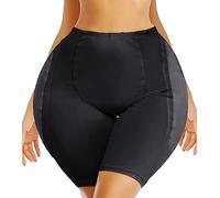 Sliot Hüftpolster für Frauen, Hip Dip Pads Fake Butt Gepolsterte Unterwäsche Hip Enhancer Shapewear Crossdressers Butt Lifter Pad Panties, schwarz, Small