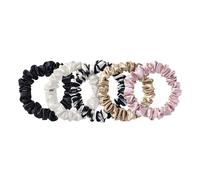 Slip 5 pure silk midi scrunchies Blau Gestreift, Rosa, Weiß, Karamell, Schwarz