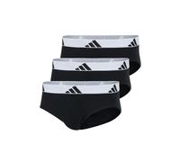 Adidas Herren Slip (3er Pack) Black_4AM001 – Active Flex Cotton – Schwarz/Weiß XXL