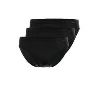 Slip AMMANN "3er Pack Mini Slip Day Modern / Cotton & More", Herren, Gr. 12, schwarz, Single Jersey, Obermaterial: 57% Modal CMD. 35% Baumwolle CO. 8% Elasthan EL., Unterhosen Slip (24453760-12) schwa