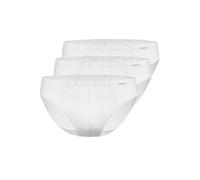 Slip AMMANN "3er Pack Mini Slip Day Modern / Cotton & More", Herren, Gr. 8, weiß, Single Jersey, Obermaterial: 57% Modal CMD. 35% Baumwolle CO. 8% Elasthan EL., Unterhosen Slip (75530068-8) weiß