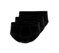 Slip AMMANN "3er Pack Slip mit Eingriff Day Classic / Feinripp Premium", Herren, Gr. 5, schwarz, Obermaterial: 100% Baumwolle CO., Unterhosen Slip (66284332-5) schwarz