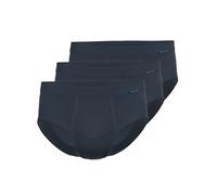 Slip AMMANN "3er Pack Slip mit Eingriff Day Classic / Feinripp Premium", Herren, Gr. 8, blau (nightblau), Obermaterial: 100% Baumwolle CO., Unterhosen Slip (49752401-8) nightblau