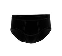 Slip AMMANN "Slip mit Eingriff Day Classic / Feinripp Premium", Herren, Gr. 5, schwarz, Obermaterial: 100% Baumwolle CO., Unterhosen Slip (49165500-5) schwarz