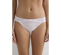 Slip Aus Spitze Mit Tief Sitzendem Bund Weiß 1