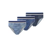 Slip BABISTA "3er Pack Slip TALDON", Herren, Gr. XXL, blau, Obermaterial: 95% Baumwolle CO. 5% Elasthan EL., Unterhosen Slip (56384862-XXL) blau