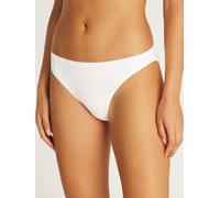 Slip "BIKINI", Damen, Gr. M (38), weiß, Obermaterial: 79% Polyamid, 21% Elasthan, CALVIN KLEIN UNDERWEAR, unifarben, körpernah, Unterhosen Slip, im nahtlosen Look (52593455-M) weiß