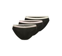 Slip BOSS "3P BRIEF", Damen, Gr. M, 3 Stk., open miscellaneous 970, Jersey, Obermaterial: 90% Baumwolle, 10% Elasthan, körpernah, Unterhosen Slip, mit elastischen Logobund (13679841-M) open miscellane