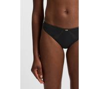 Slip BOSS "BRIEF B.PURE", Damen, Gr. XL, schwarz (schwarz 001), Obermaterial: 75% Polyamid, 25% Elasthan, Unterhosen, mit Spitzeneinsatz (58345231-XL) schwarz 001