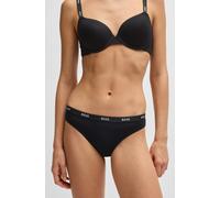 BOSS Slip aus Stretch-Jersey mit Logo-Bund - Style BRIEF CI, 50502753 Schwarz S