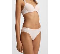 Slip BOSS "BRIEF CI", Damen, Gr. XS, rosa (light, pastel pink 680), Jersey, Obermaterial: 95% Viskose, 5% Elasthan, körpernah, Unterhosen Slip, mit BOSS Schriftzug auf dem Bund (24688762-XS) light, pa