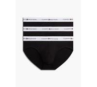 Slip "BRIEF", Herren, Gr. XXL (56), 3 Stk., schwarz, schwarz, schwarz, Jersey, Obermaterial: 95% Baumwolle, 5% Elasthan, TOMMY HILFIGER UNDERWEAR, unifarben, Unterhosen Slip, Unterhose mit Logobund (6