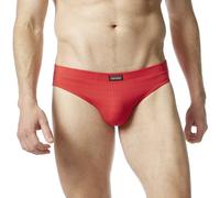 Slip BRUNO BANANI "CHECK LINE 2.0 SPORTSLIP", Herren, Gr. 8 (XXL), rot (rot marine), Obermaterial: 90% Polyamid, 7% Elasthan, 3% sonstige Fasern, bequem, Unterhosen Slip (35743322-8) rot marine