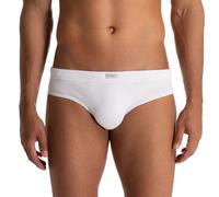 Slip BRUNO BANANI "FINE RIB", Herren, Gr. XXL, weiß, Feinripp, Obermaterial: 96% Baumwolle, 4% Elasthan, unifarben, Unterhosen Slip, Feinripp, Komfortbündchen (44581640-XXL) weiß