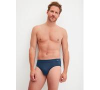 Slip CALIDA "Balanced Day", Herren, Gr. M (50), schwarz denim, Single Jersey, Obermaterial: 65% Modal (TENCEL™), 28% Modal, 7% Elasthan, körpernah, Unterhosen Slip, ohne Eingriff, temperatur- und feuc