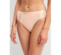 Slip CALIDA "Cate", Damen, Gr. XS (36/38), parfait pink, Single Jersey, Obermaterial: 92% Baumwolle, 8% Elasthan, normal, Unterhosen Slip, schimmernde Satin-Blende, femininer Look, Single Jersey, elas