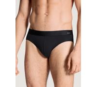 Slip CALIDA "Cotton Code", Herren, Gr. XL (56), schwarz, Single Jersey, Obermaterial: 95% Baumwolle, 5% Elasthan, unifarben, normal, Unterhosen Slip, Baumwoll-Mix, elastisch, ohne Eingriff, Single Jer