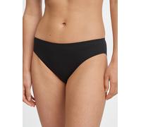 Calida Damen Slip Essential Cotton, Regular Cut, Jersey, einfarbig Schwarz S (40/42)